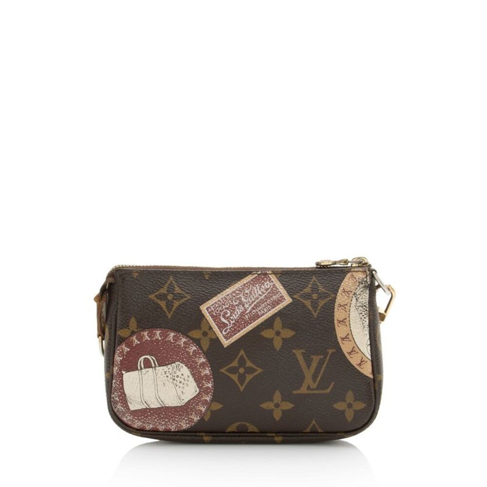 Louis Vuitton Limited Edition Monogram Canvas Patches Mini Pochette Accessoires - Picture 3 of 14